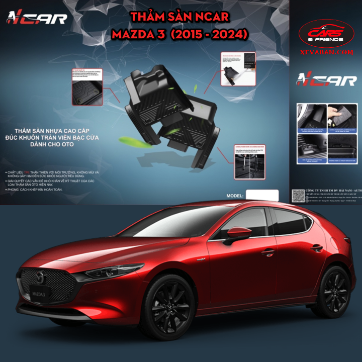 Thảm sàn Ncar cho MAZDA 3